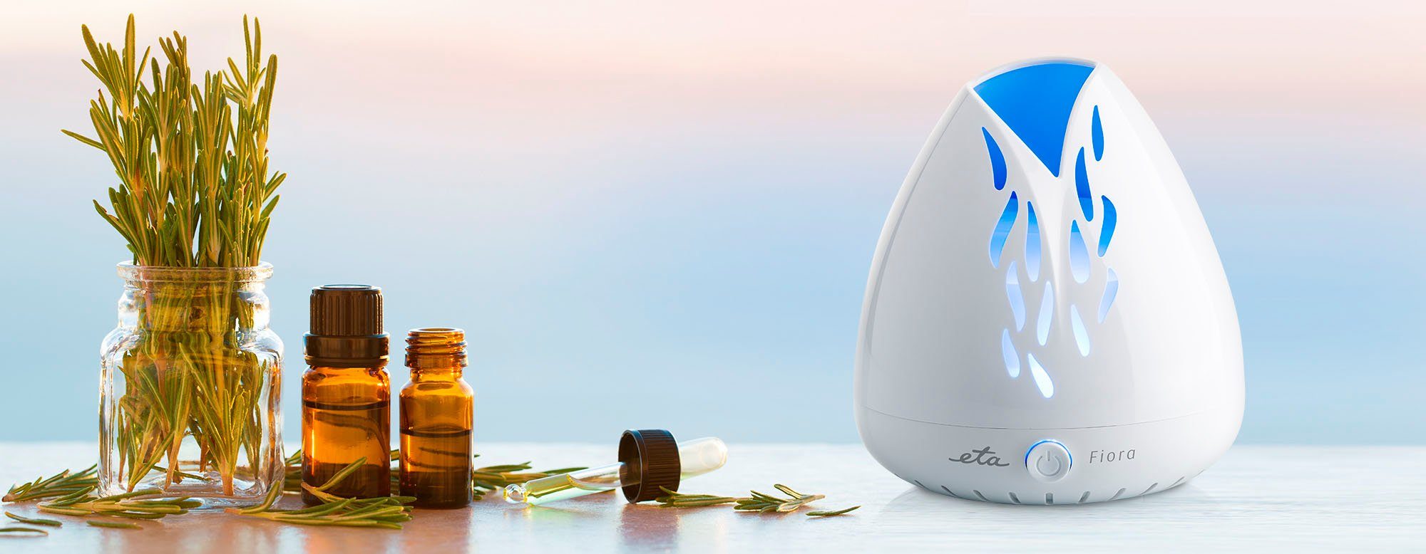 eta Diffuser FIORA ETA363490000 Aroma Diffuser, Ultraschall-Technologie