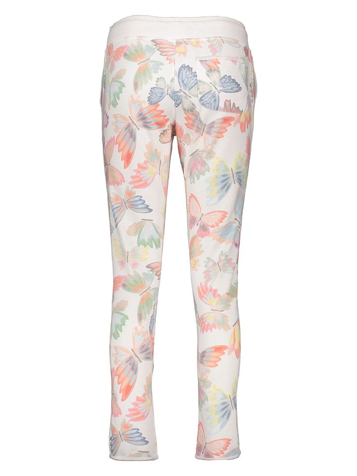 Juvia Pyjama-Hose in Weiß/ Bunt günstig kaufen