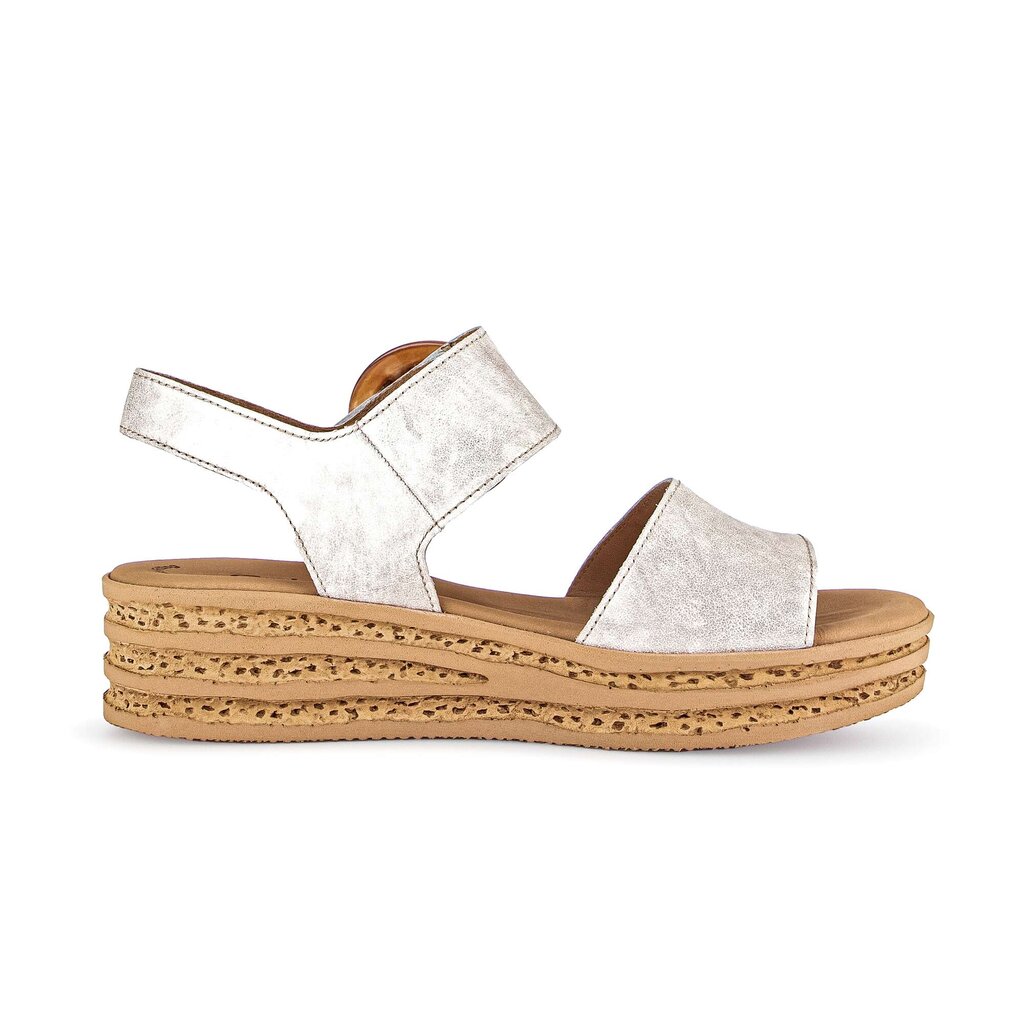Gabor fashion Riemchensandale gold