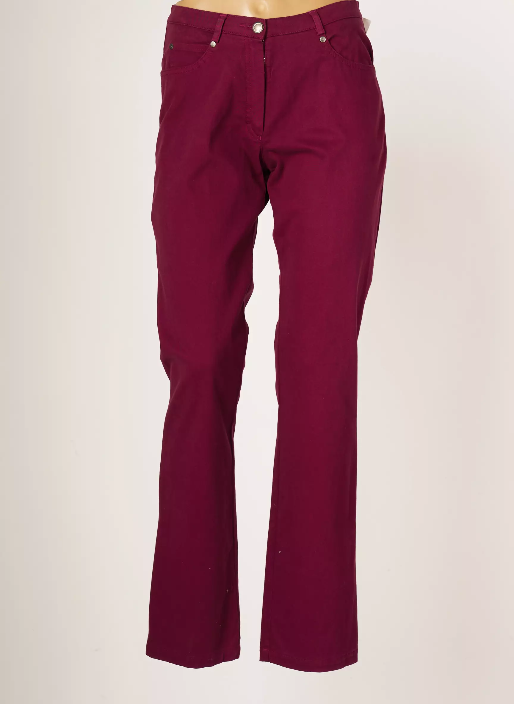 Jumfil Pantalons Droits Femme couleur violet