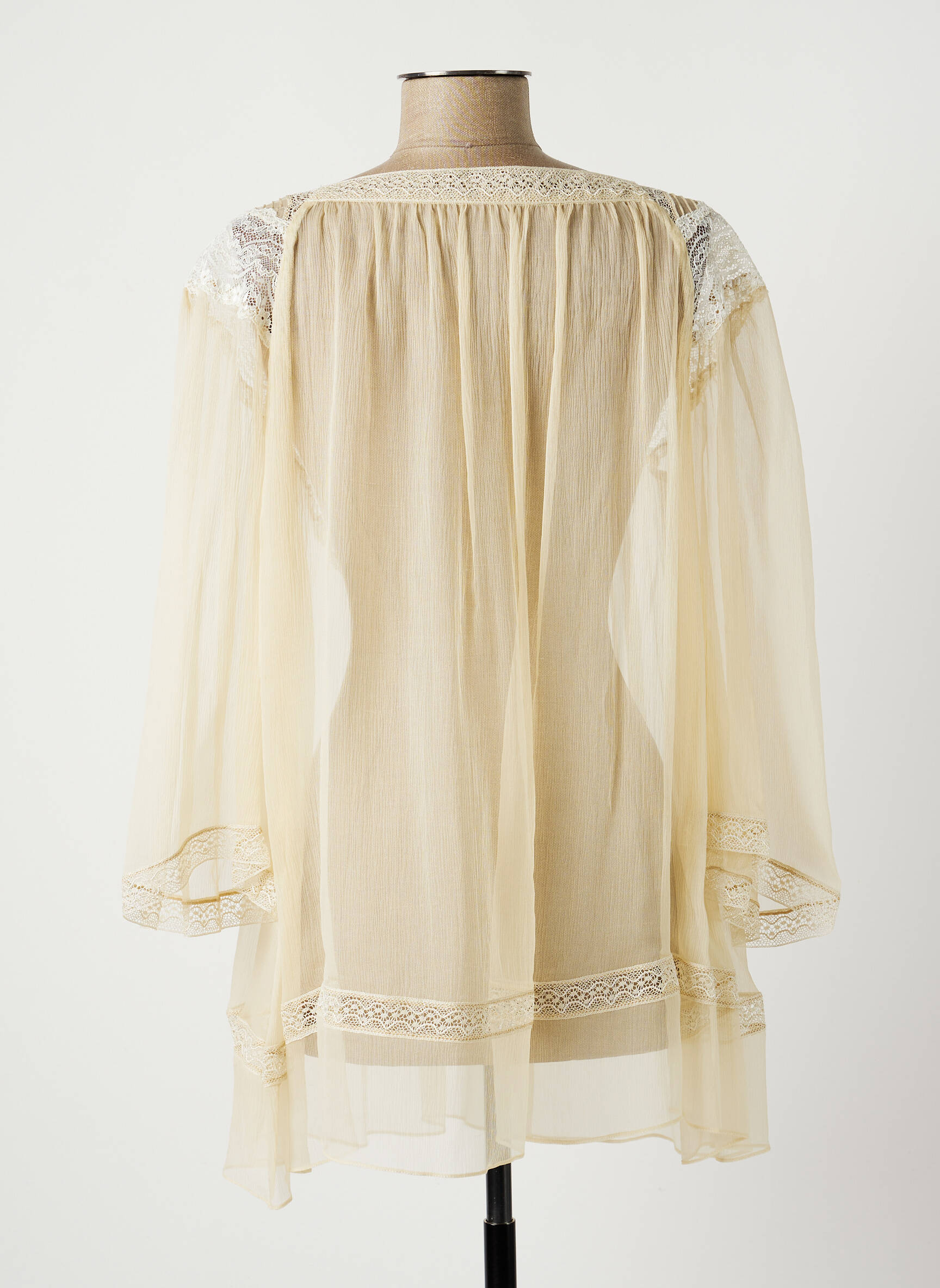 Lauren Vidal Tuniquemanchelongue Femme couleur beige