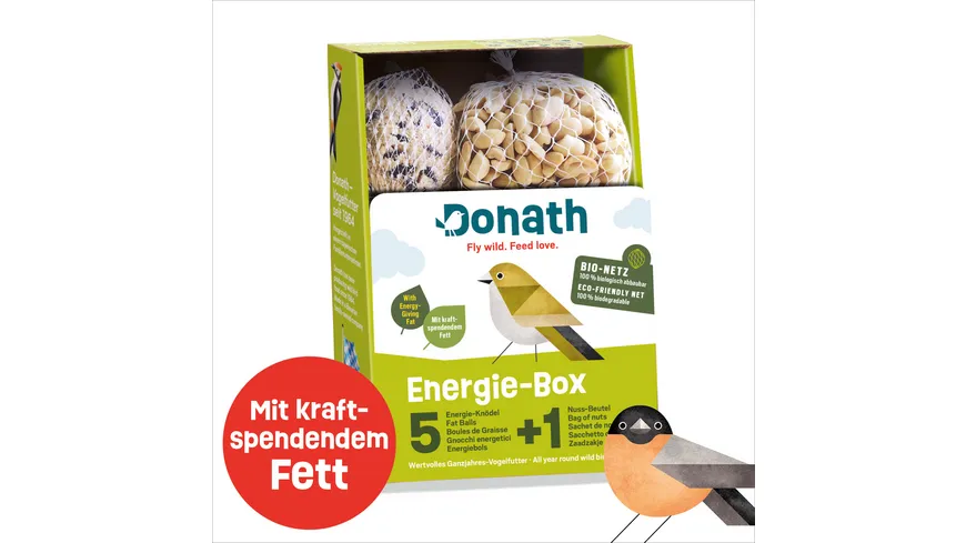 Donath Vogelfutter Energie-Box 5+1 620 g