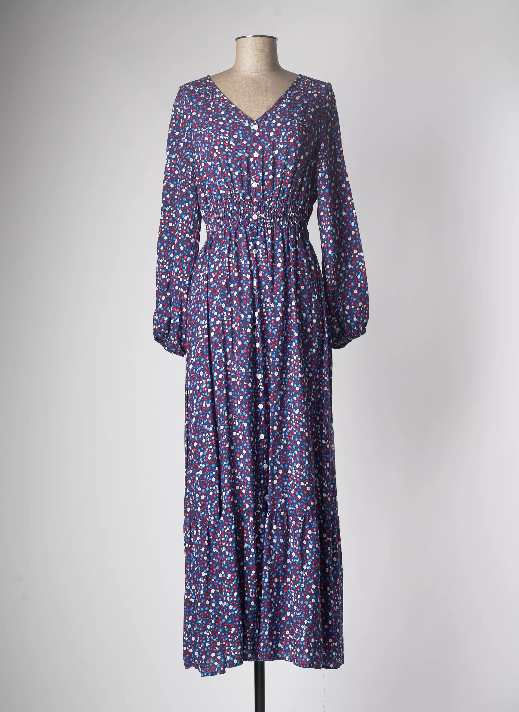 Lucky Style Robes Longues Femme couleur bleu
