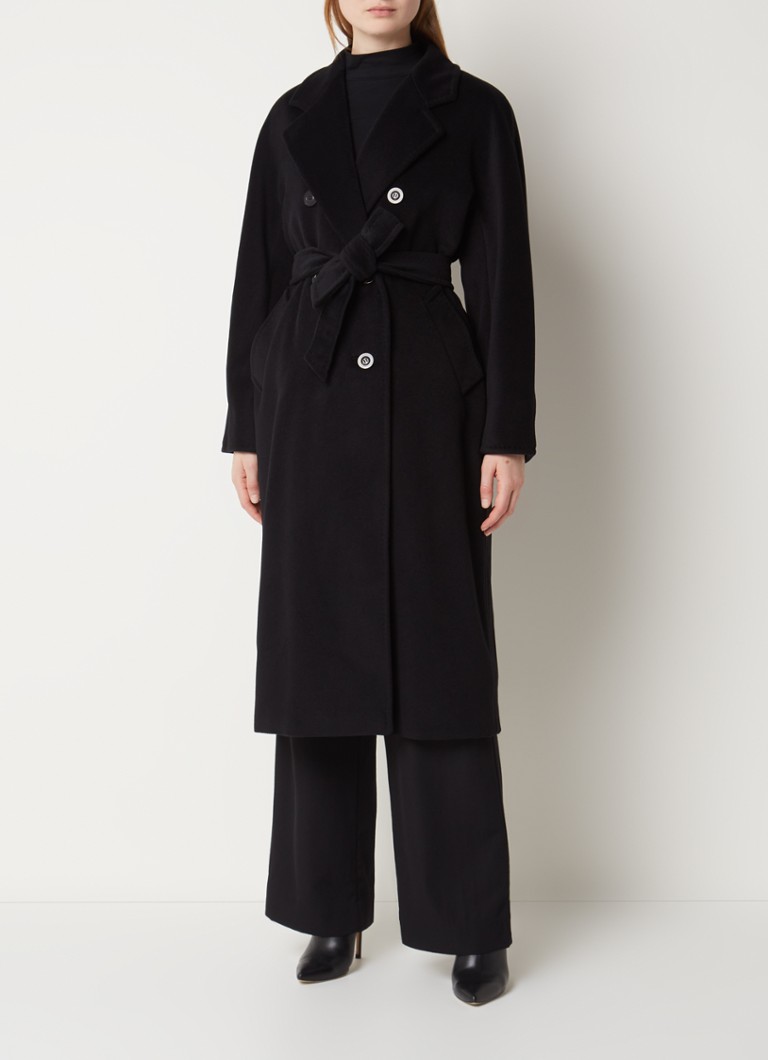 MaxMara Madame -takki kashmirsekoitteesta, jossa rusettivyö