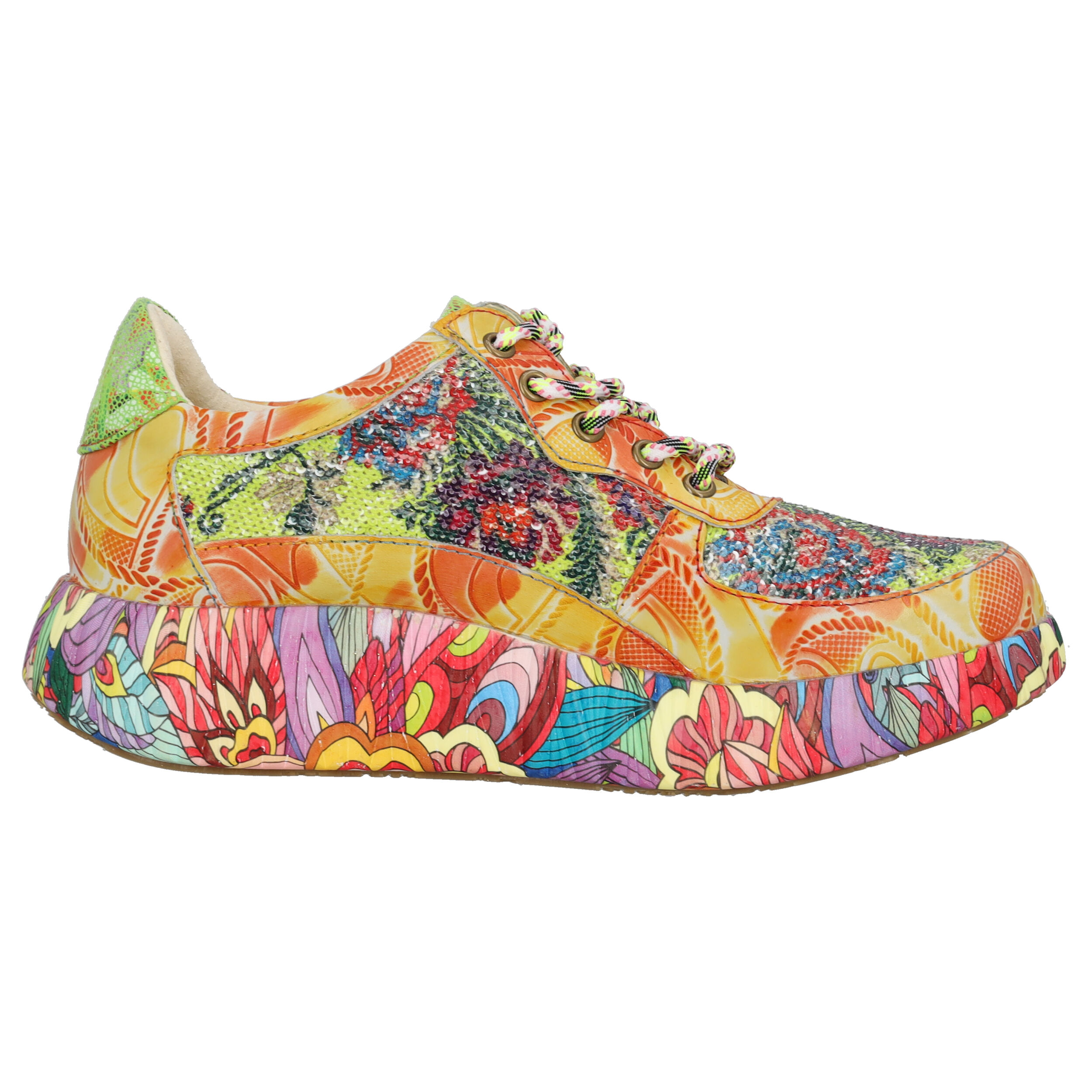 Laura Vita Nikito 02, Schnürschuhe, Damen, Mehrfarbig