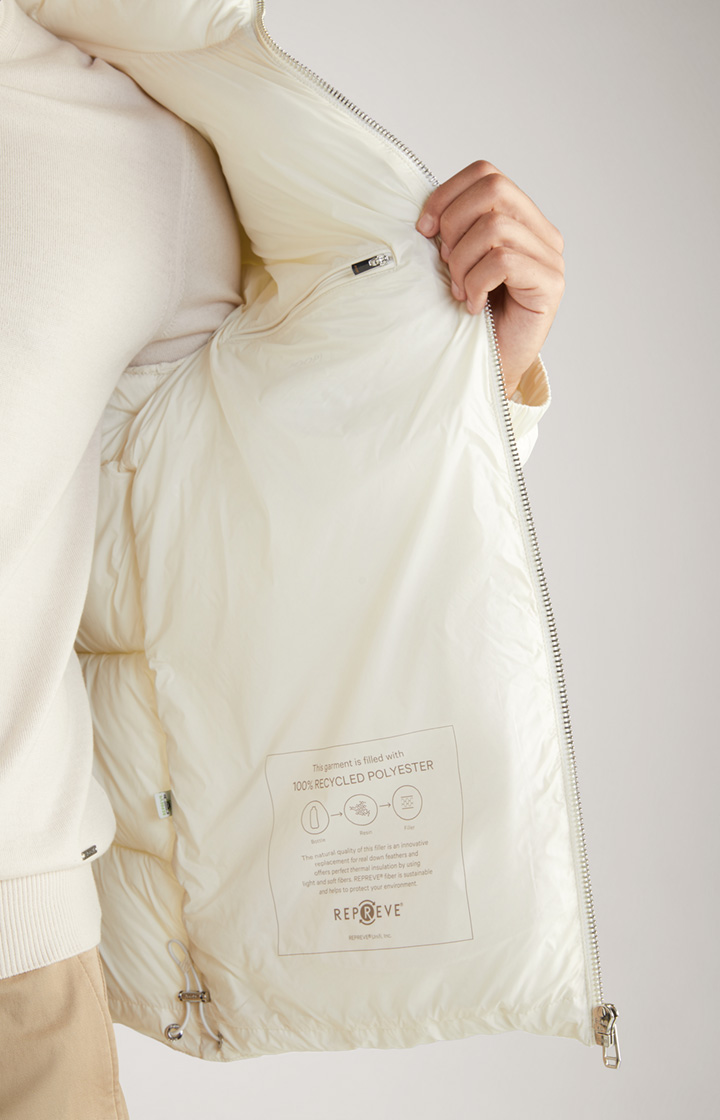 Steppjacke in Offwhite