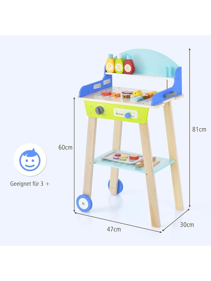 COSTWAY Spielzeug Grill Set in Bunt günstig kaufen onesize
