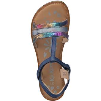 KicKers Sandale Diamanto in blau