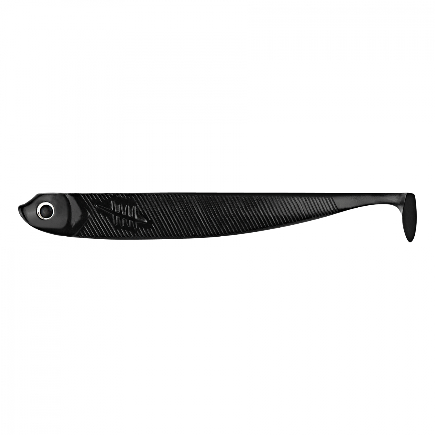 Lieblingsköder Gummifisch Zanderköder (12,5 cm, Mr. Black)