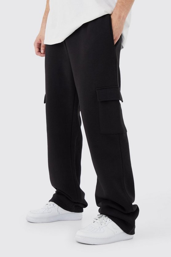 Tall lockere Cargo-Jogginghose