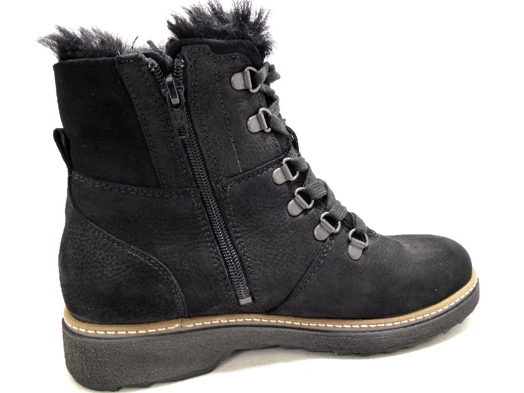 WALDLÄUFER Schnür-Stiefeletten schwarz 911802