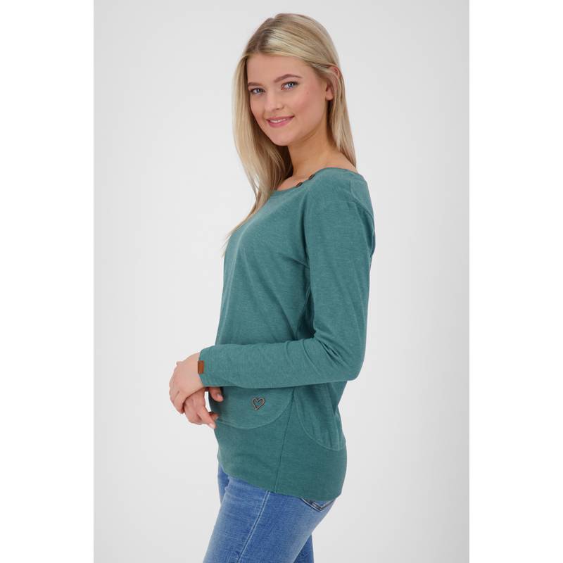 ALIFE AND KICKIN CocoAK A Long Langarmshirt Damen