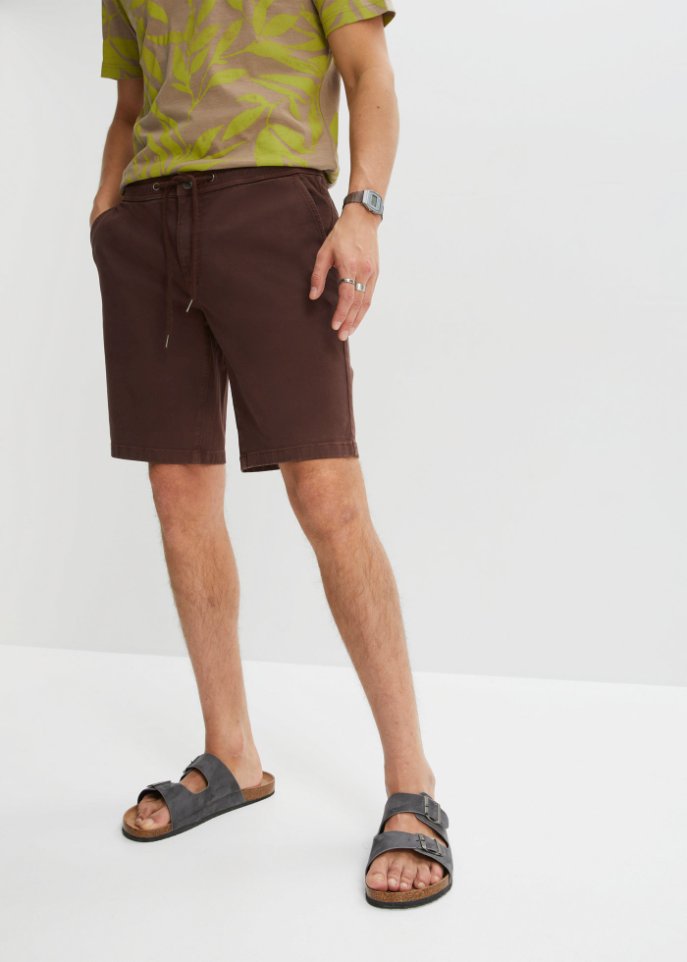 Coloured Jeans-Bermuda, Loose Fit