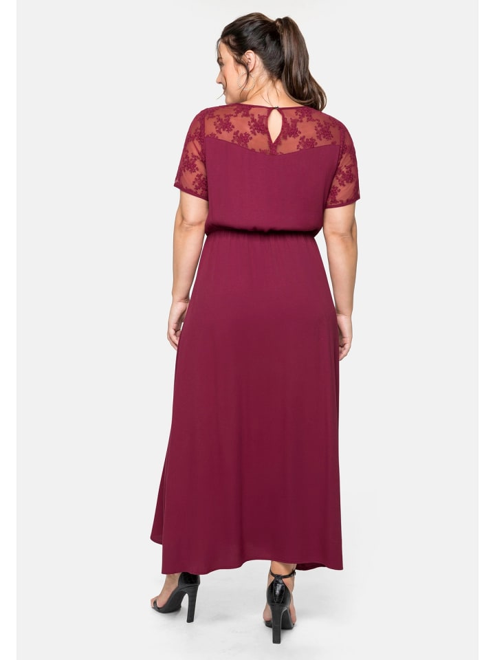 sheego Abendkleid in himbeere günstig kaufen 40