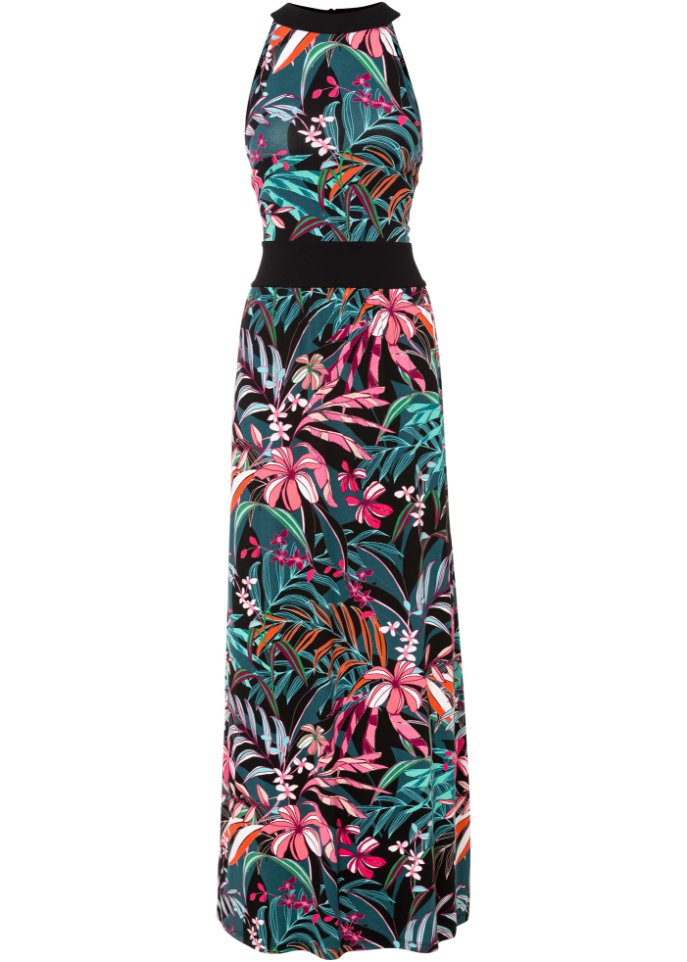 Bedrucktes Maxikleid