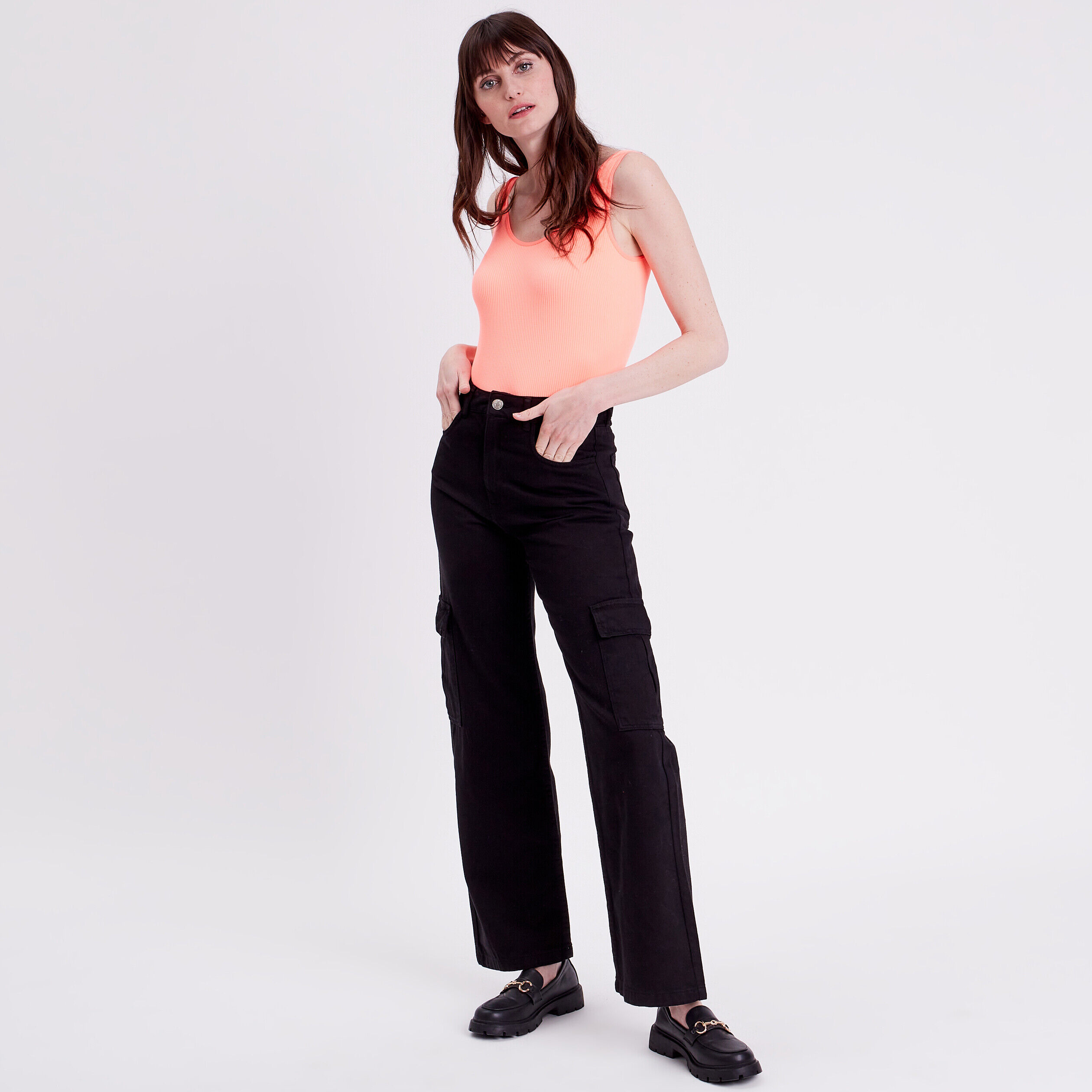 Body bretelles sans couture rose femme | Cache Cache