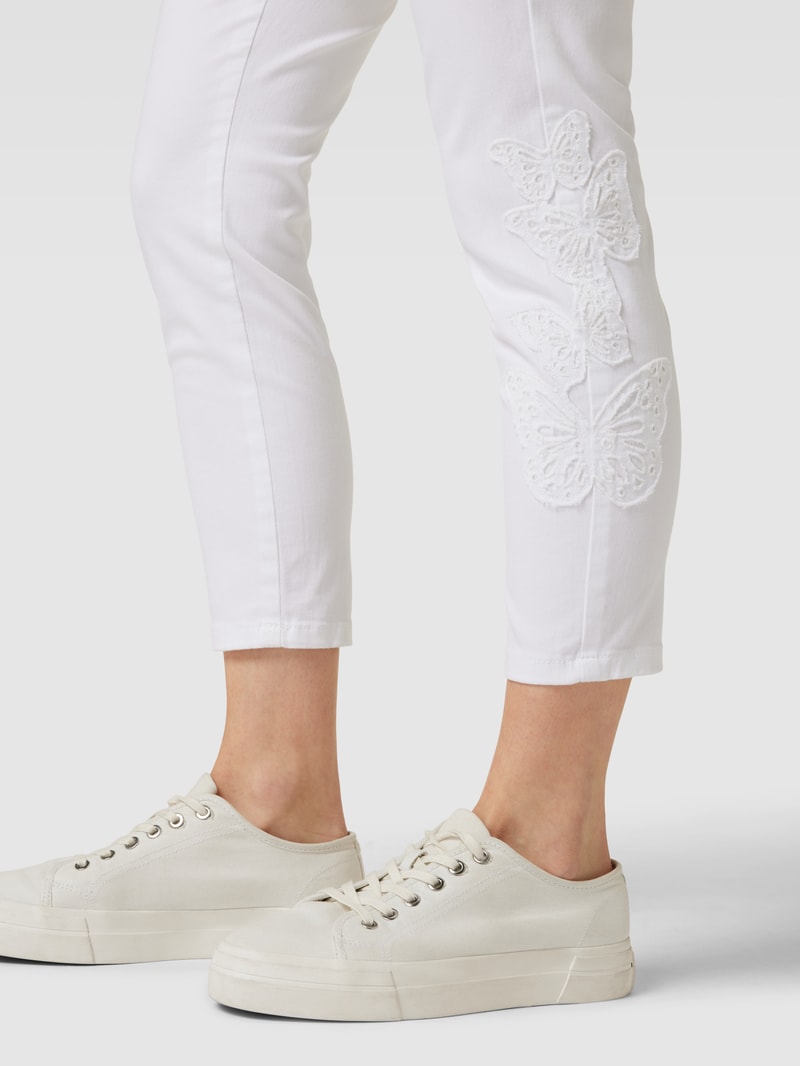 Jeans im 5-Pocket-Design Modell 'ORNELLA' in weiß