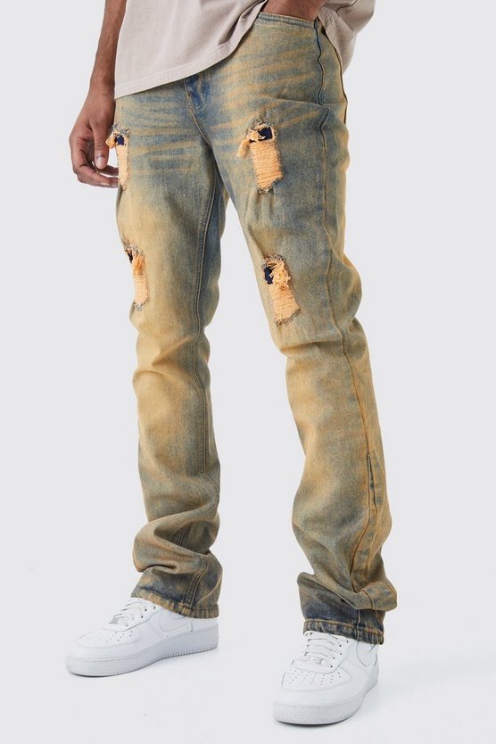 Tall Slim-Fit Stretch Jeans mit Rissen