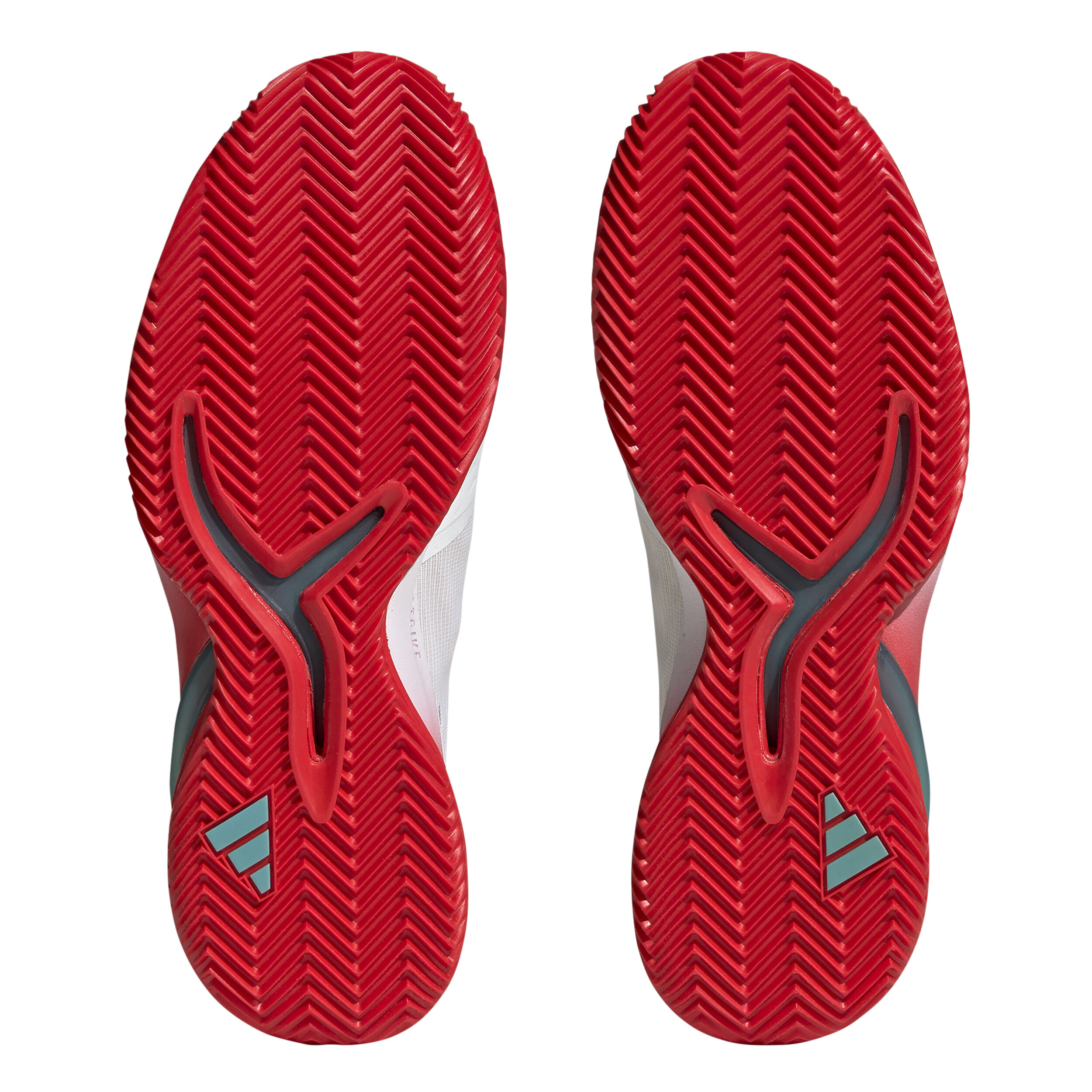 Adizero Cybersonic Sandplatzschuh Herren - Weiß, Orange