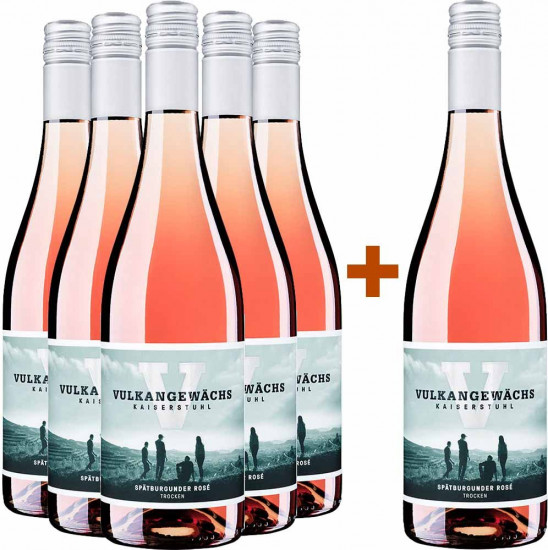 5+1 Vulkangewächs-Rosé-Paket - Oberrotweiler Winzerverein
