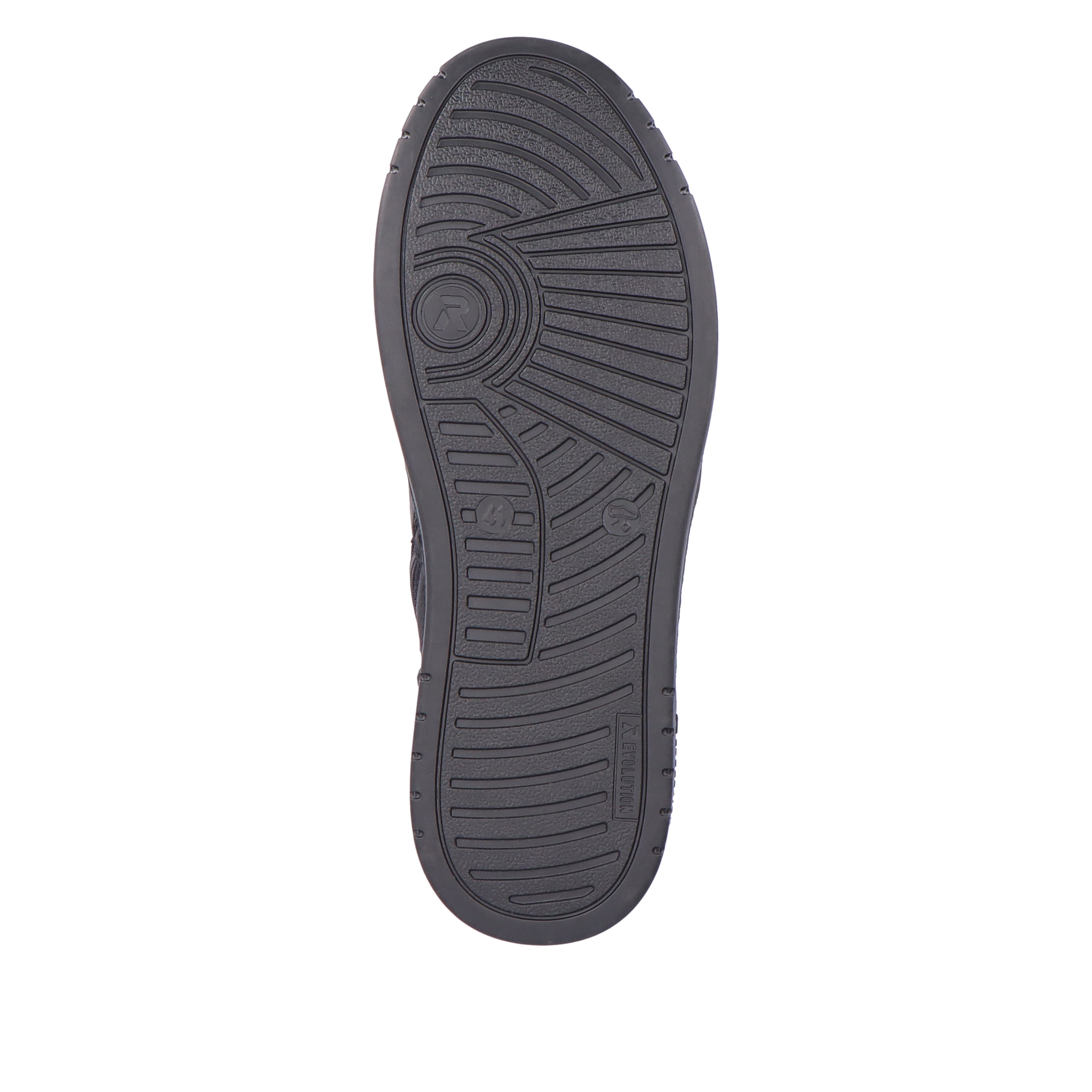 Rieker Herren Sneaker High steel black
