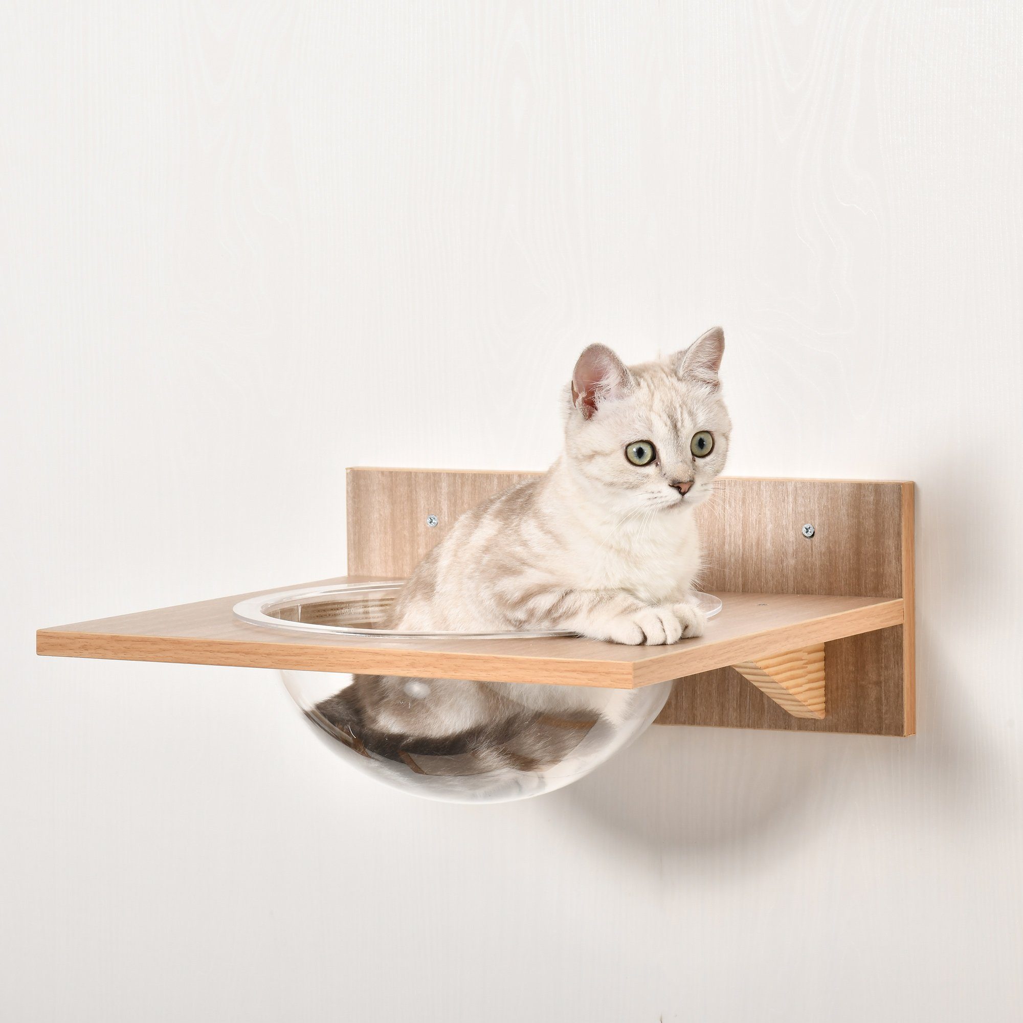PawHut Katzen-Kletterwand Katzenkletterwand, BxTxH: 38x34x15 cm