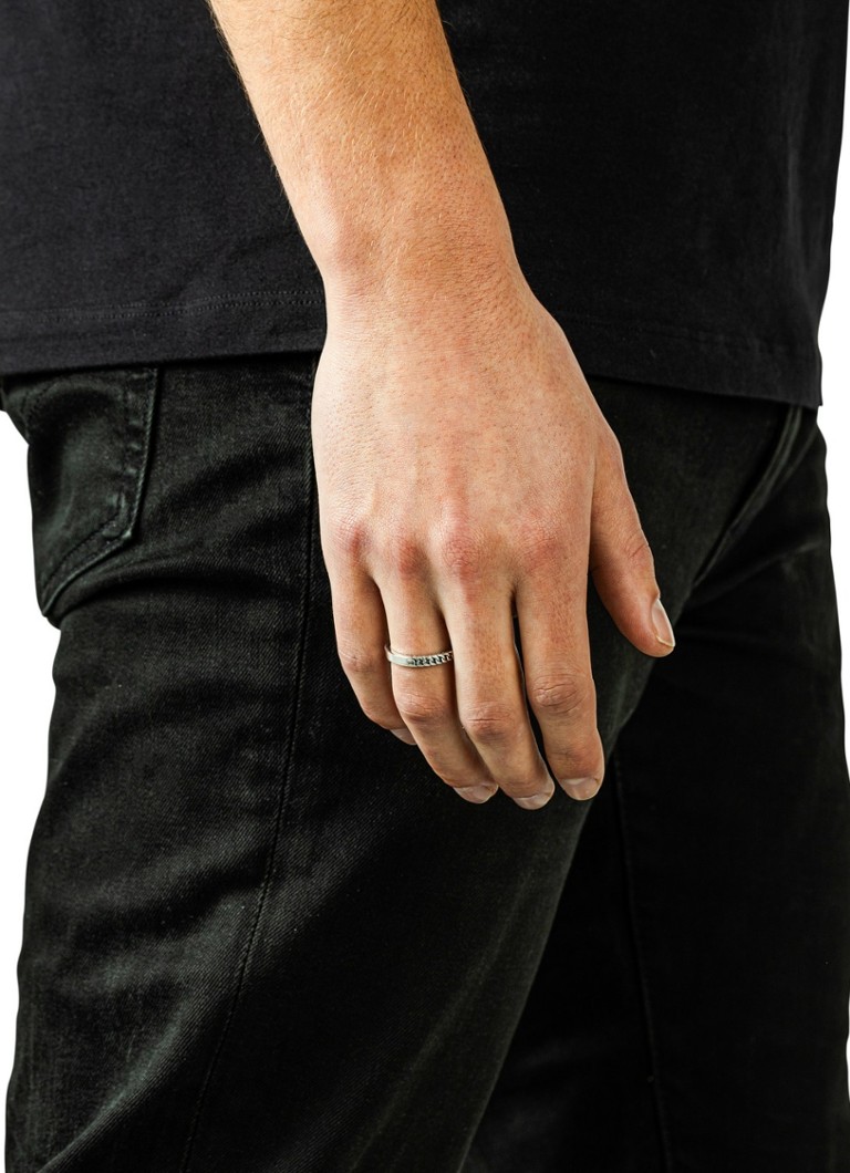 Buddha to Buddha  Esther Mini Dual ring van zilver