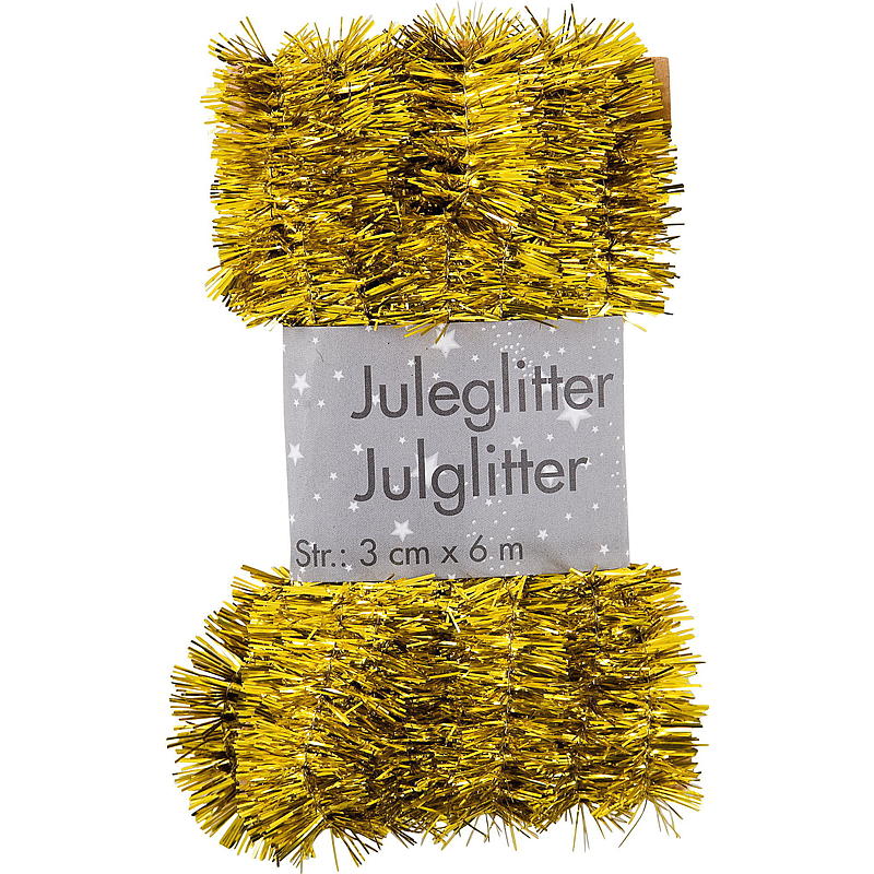Juleglitter 3 cm x 6 m