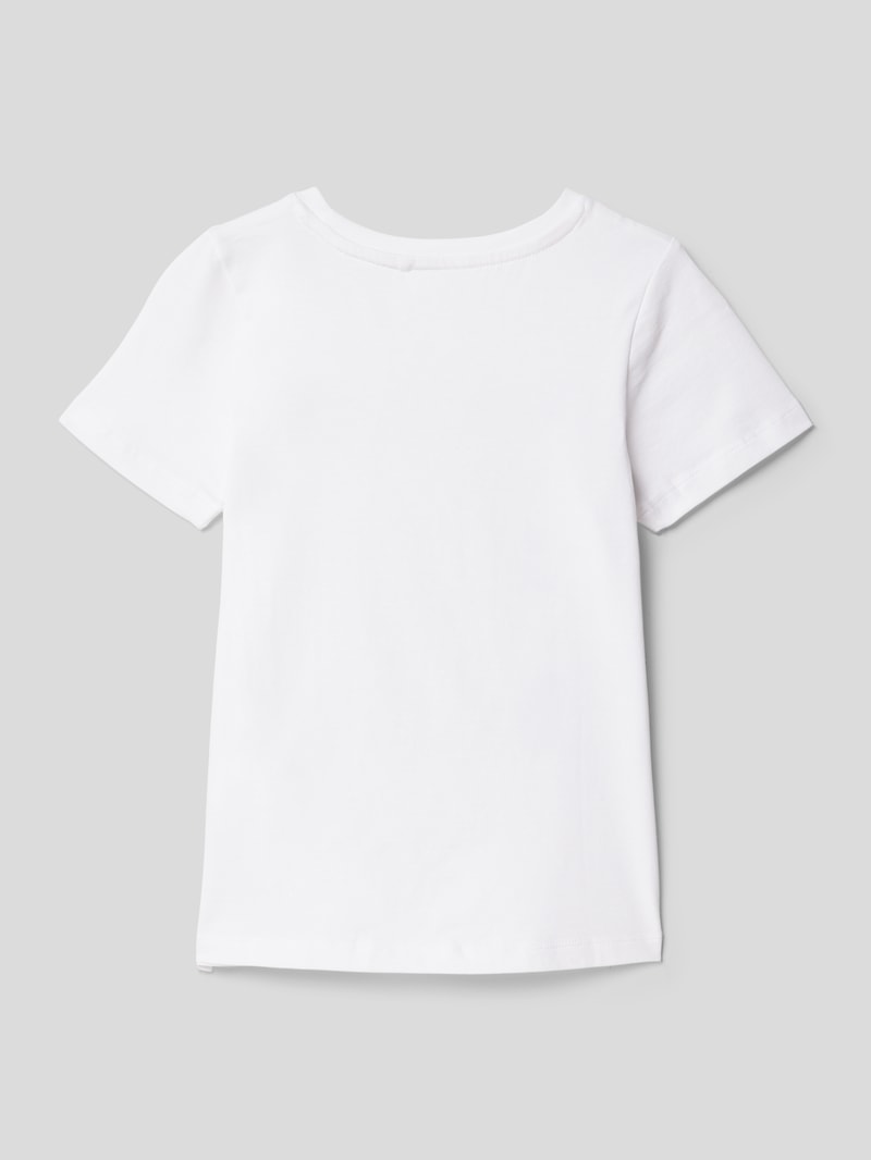 T-Shirt mit Motiv-Print Modell 'DEAN' in weiß