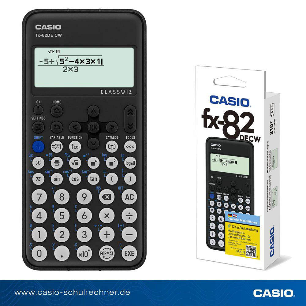 Casio FX-82DE CW ClassWiz technisch wissenschaftlicher Rechner