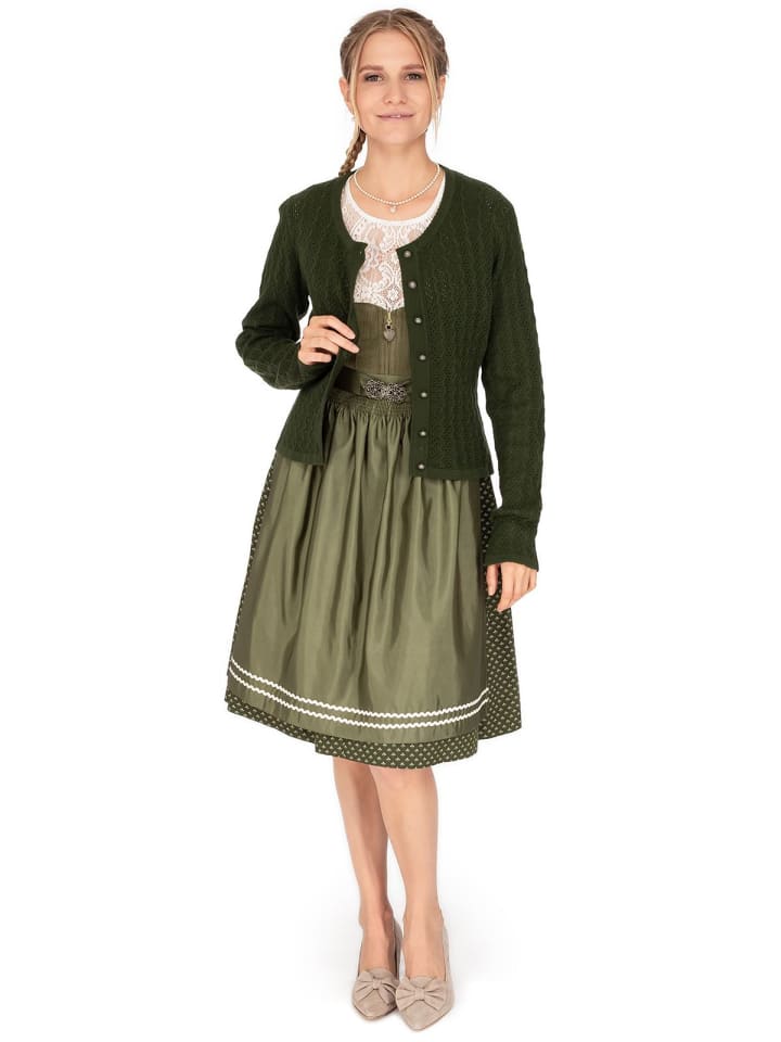 OS-Trachten Strickjacke 457000-7019 in oliv günstig kaufen