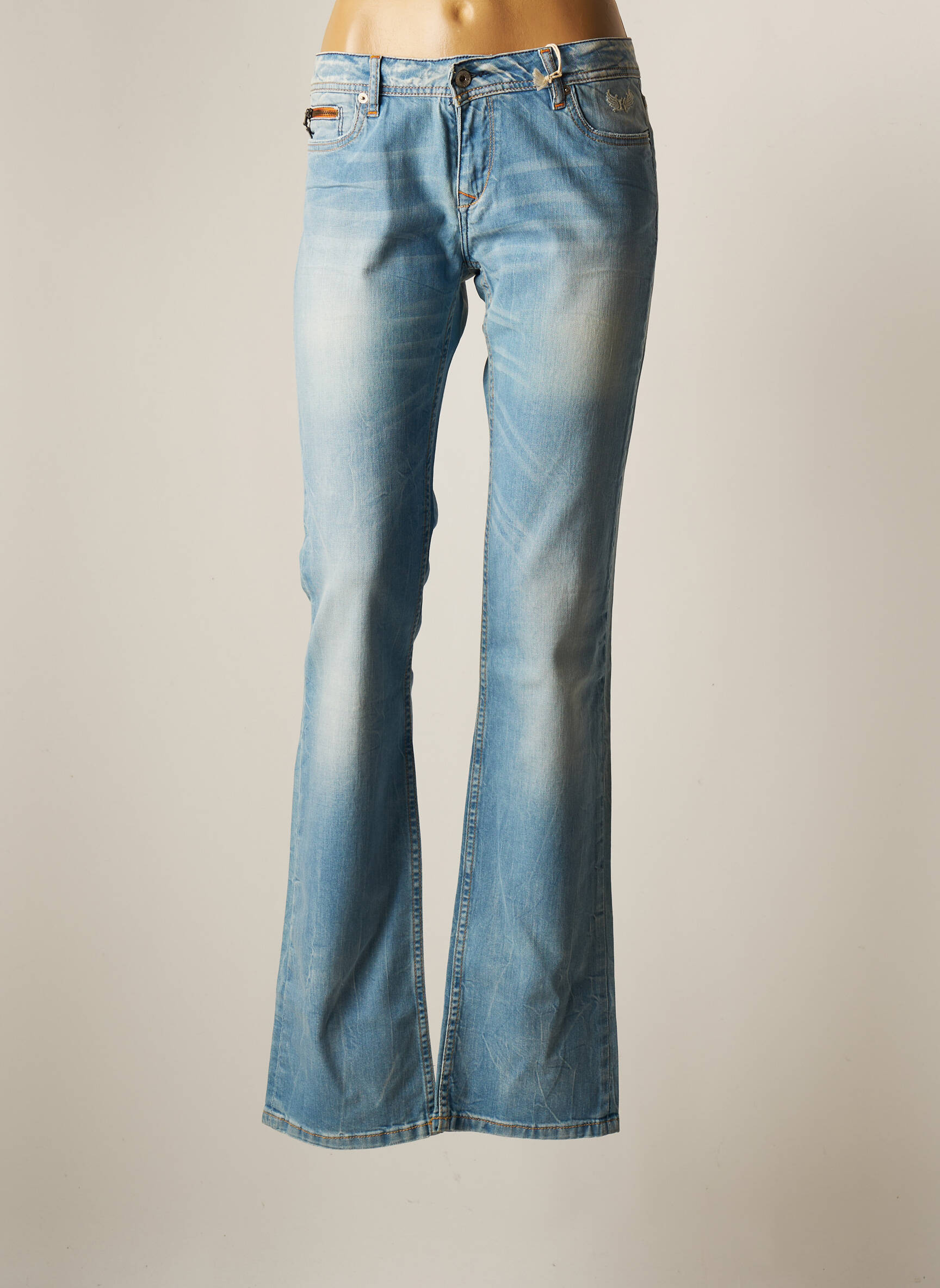 Kaporal Jean Flare Femme couleur bleu