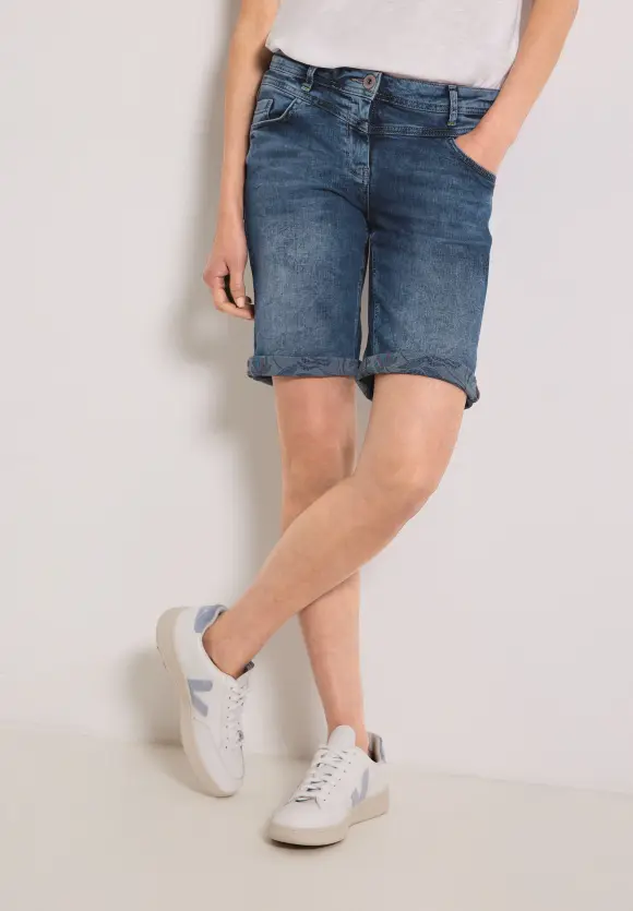 CECIL Loose Fit Jeansshorts