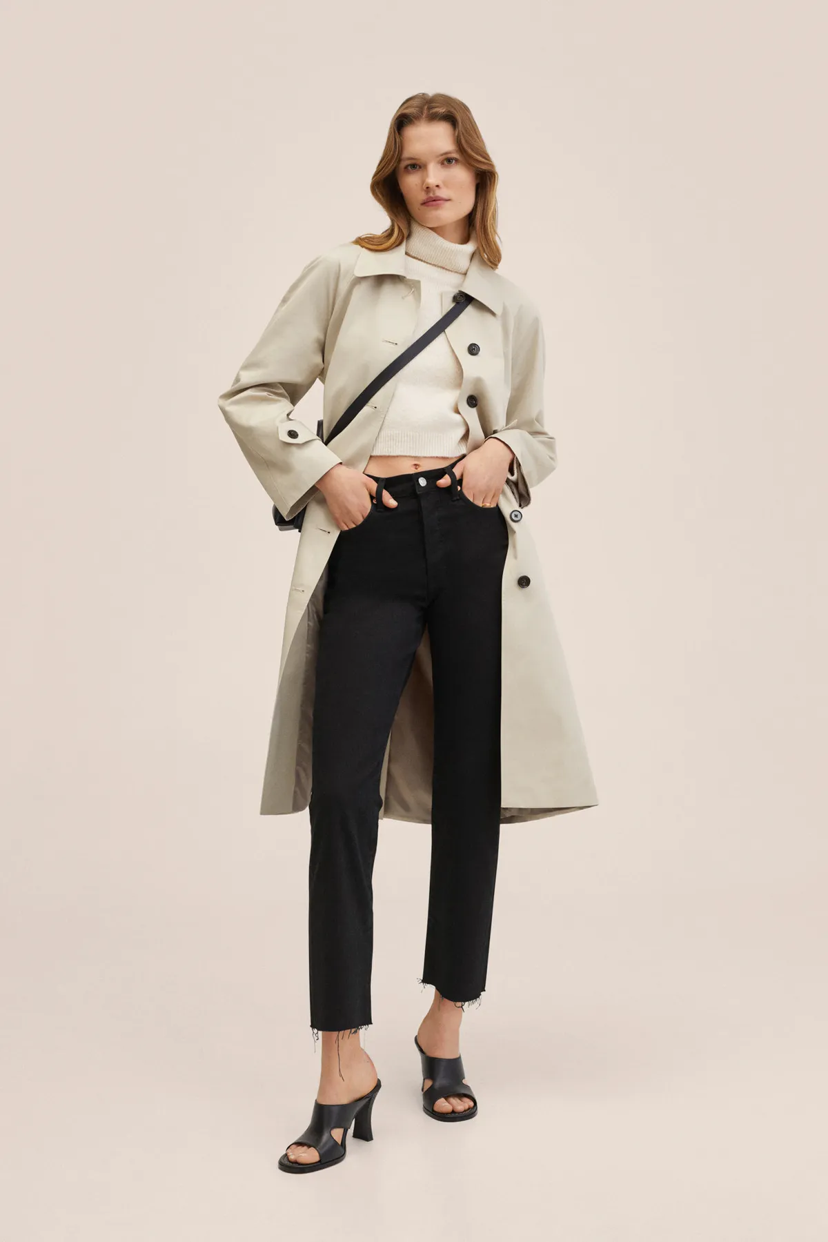 MANGO Woman  Schwarze Jeans