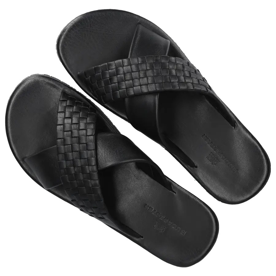 Budapester - Sandalen M7525 Kalbsleder - schwarz