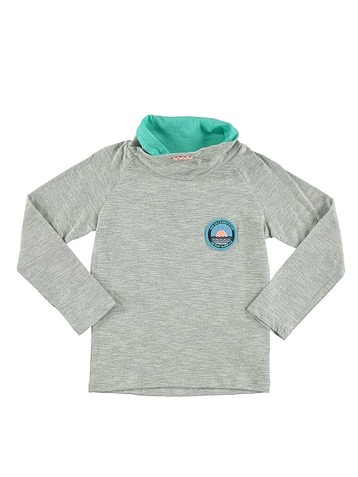 Tom Tailor Longsleeve in Grau/ Blau günstig kaufen 92/98