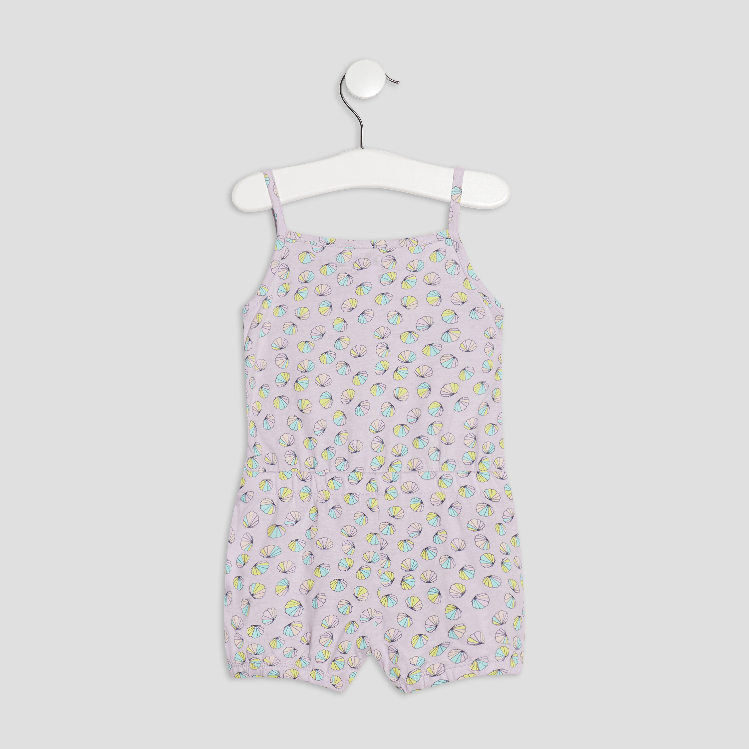 Combishort à bretelles violet clair bébé fille | La Halle