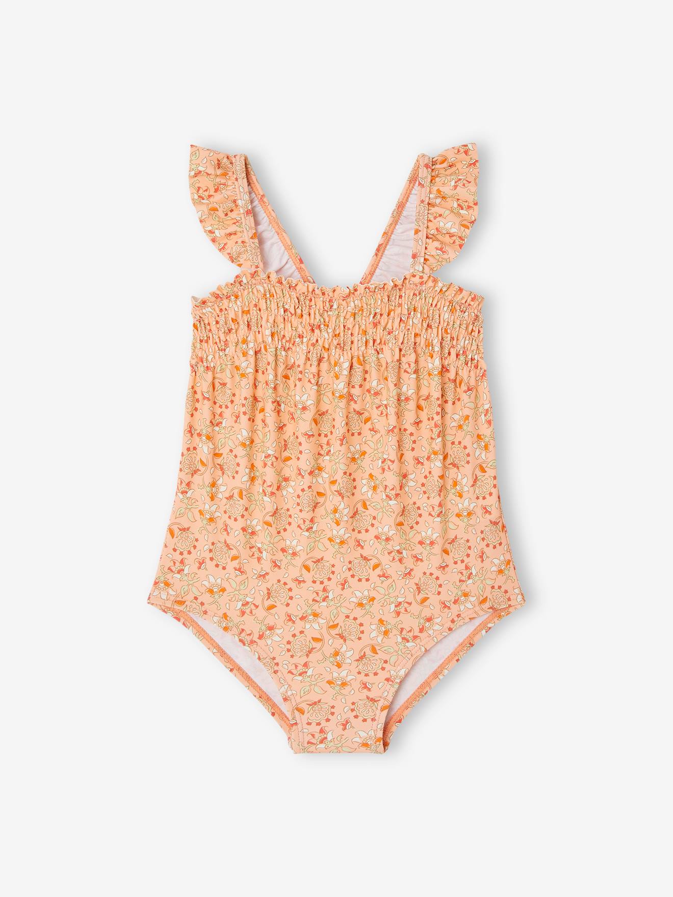 Vertbaudet Mädchen Baby Badeanzug Oeko-Tex - aprikose