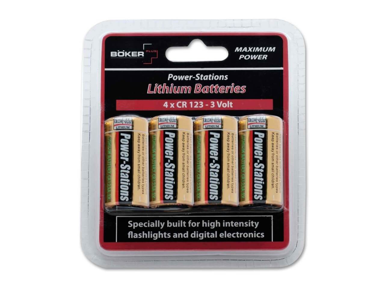 Batterie-Set 4 x CR123
