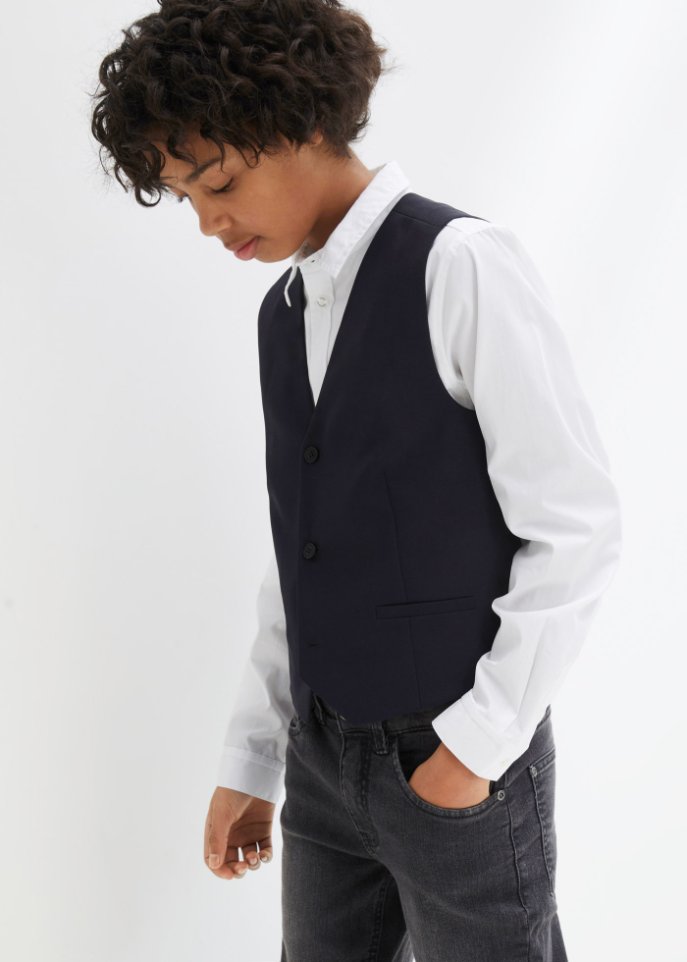 Jungen Weste und Hemd, festlich (2-tlg.Set)