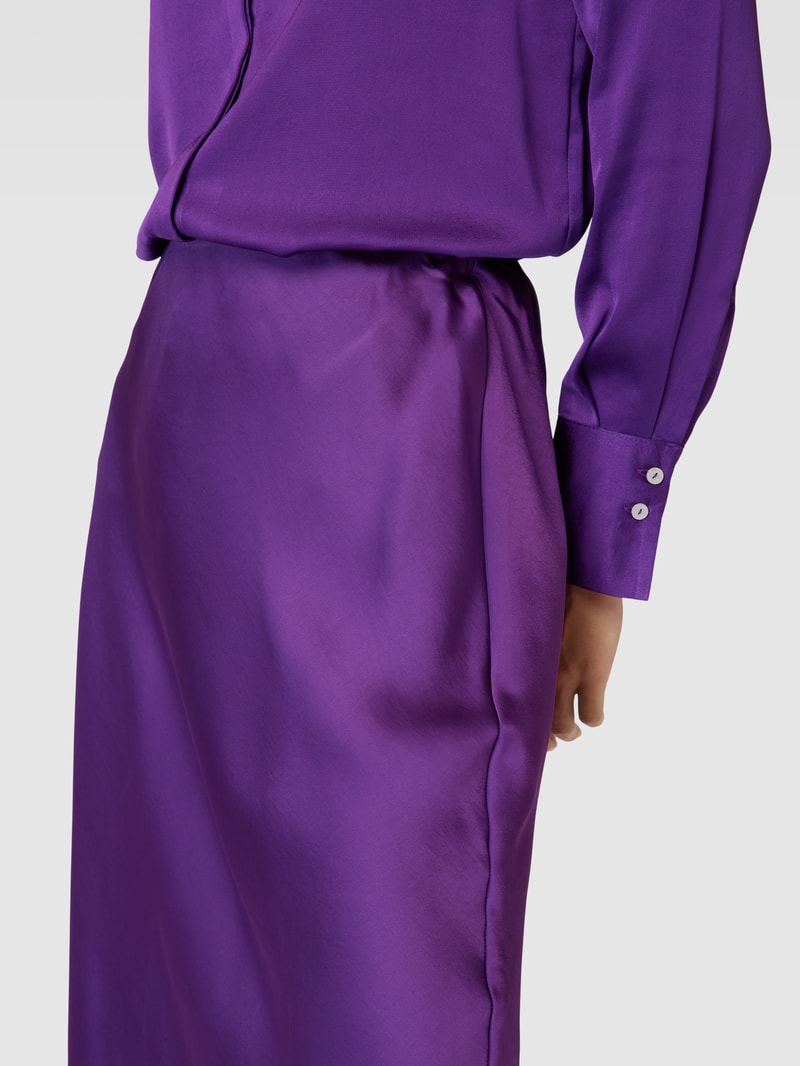 Midirock mit elastischem Bund Modell 'MIA' in purple