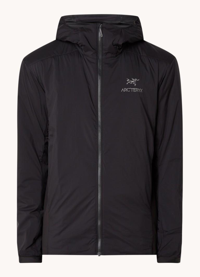 Arc'teryx Atom LT viegla jaka ar kapuci un kabatām ar rāvējslēdzēju