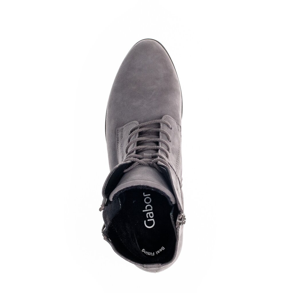 Gabor fashion Schnürstiefelette grau