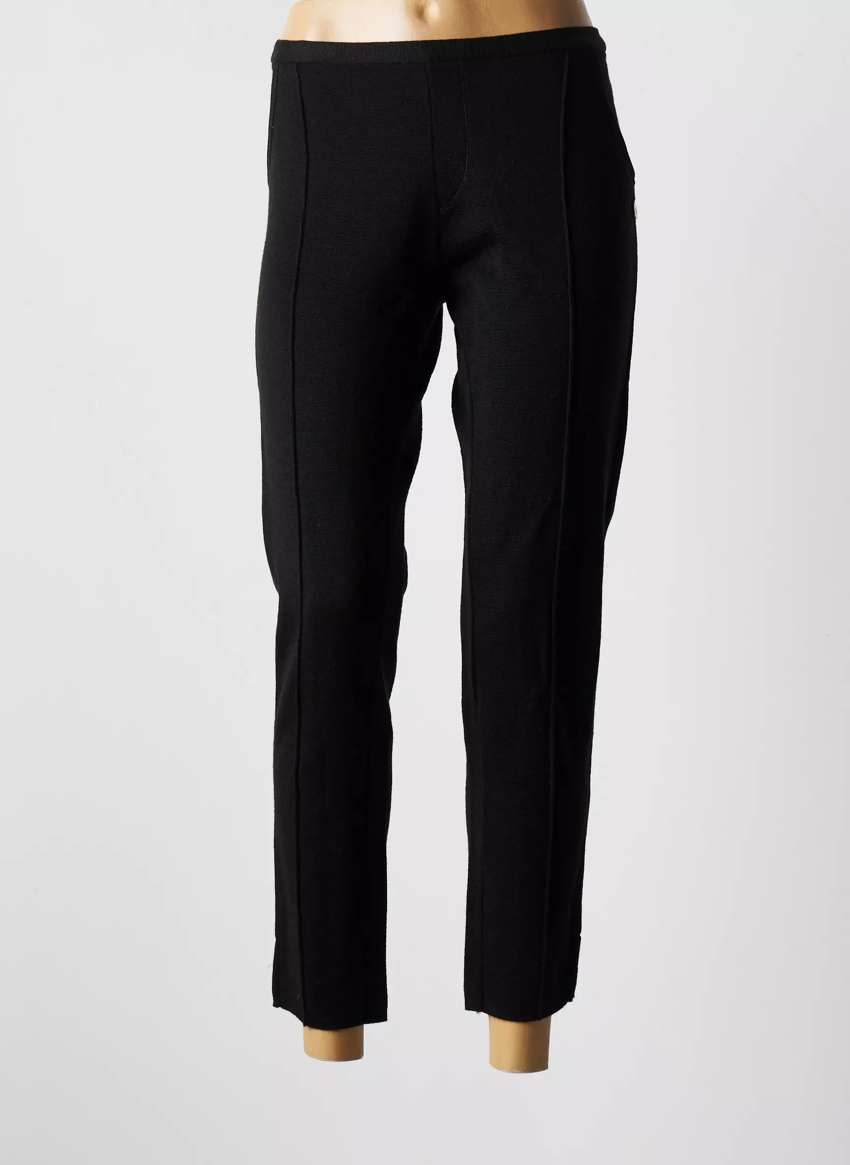 Blanc Boheme Pantalon7 8 Femme couleur noir