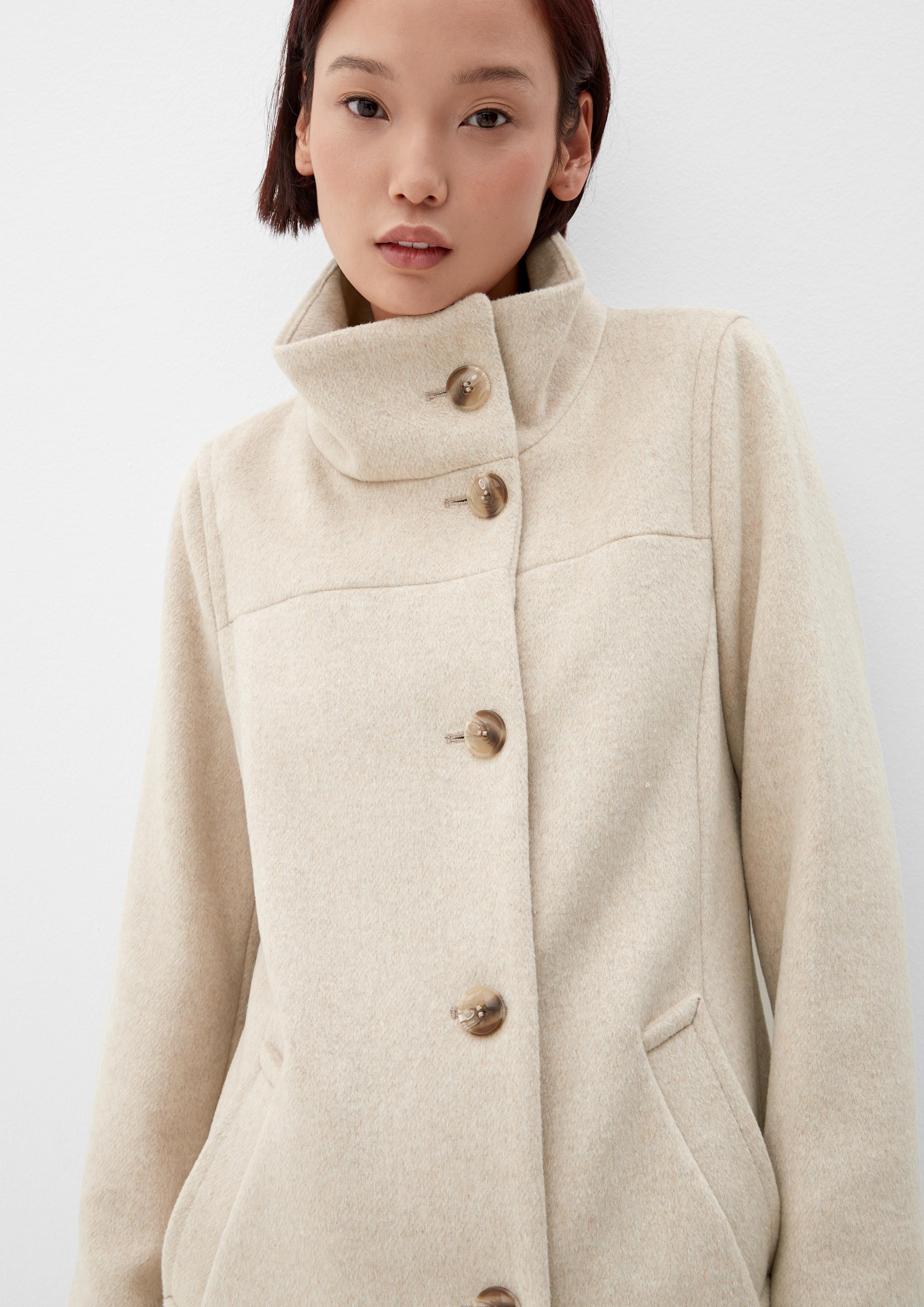 Wollmixmantel in klassischem Look  2116948-81W8
