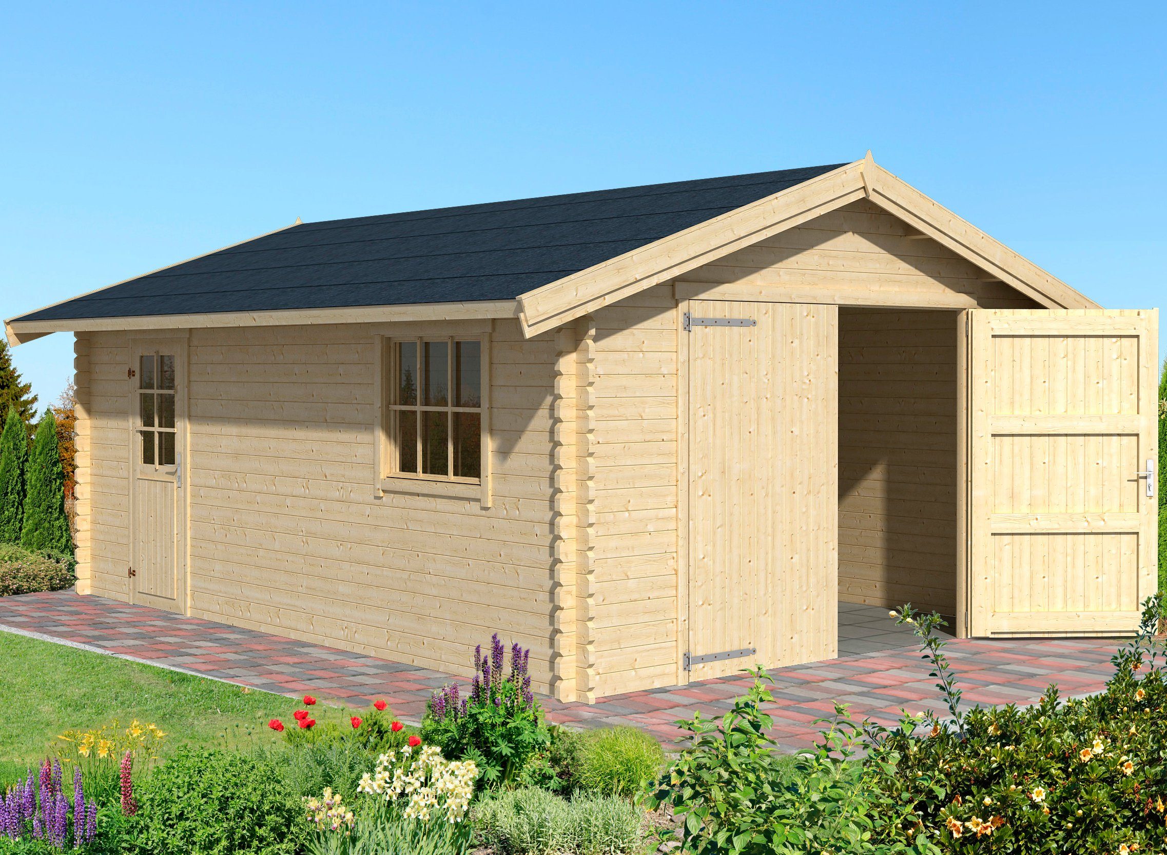 LASITA MAJA Garage Yarik, BxT: 474x583 cm, 202 cm Einfahrthöhe