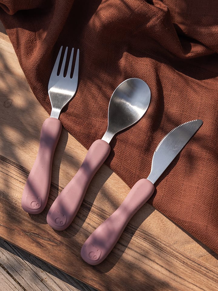 Sebra 3tlg. Besteck in Pink günstig kaufen onesize