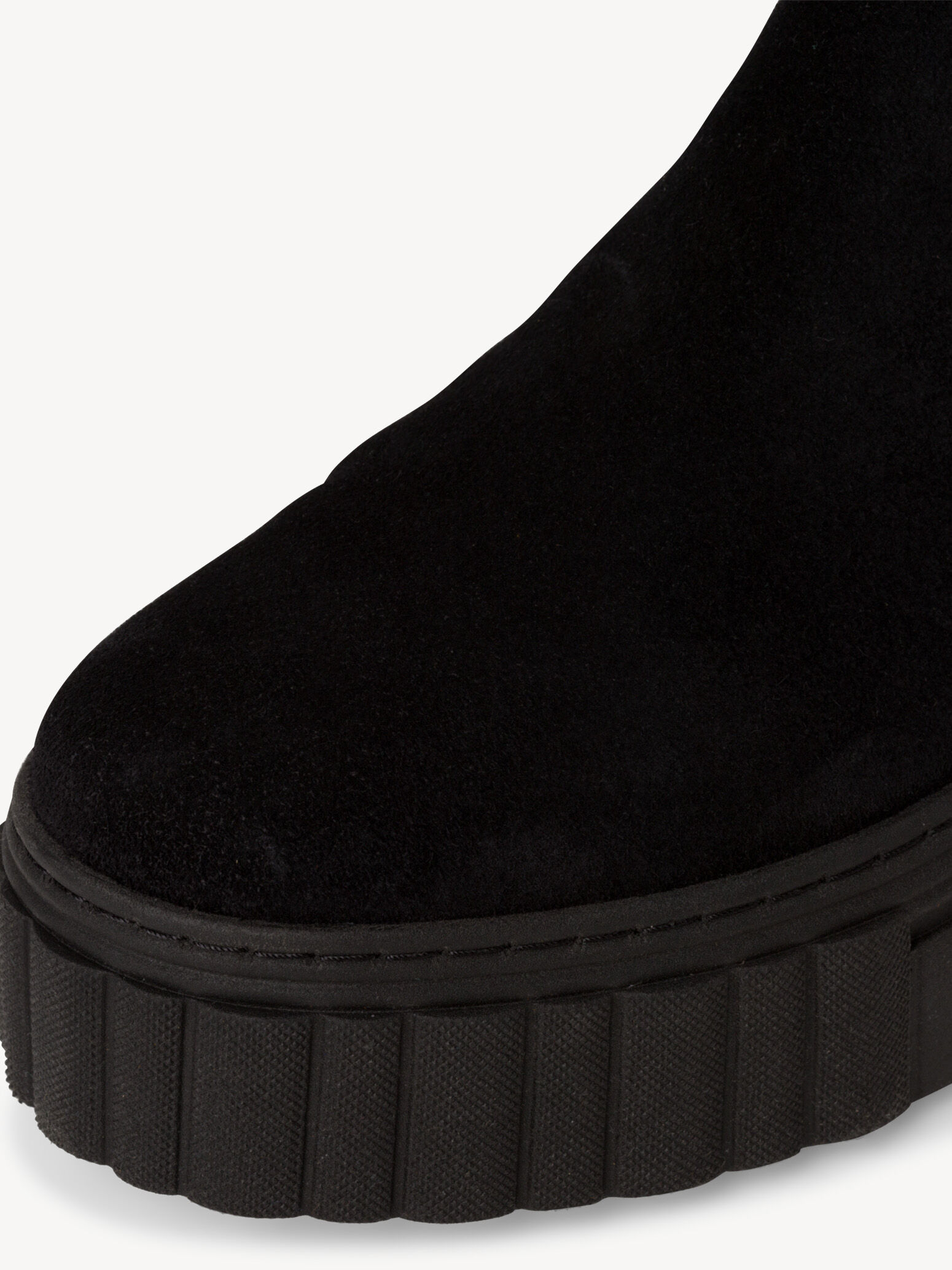 Bottine Chelsea en cuir - noir