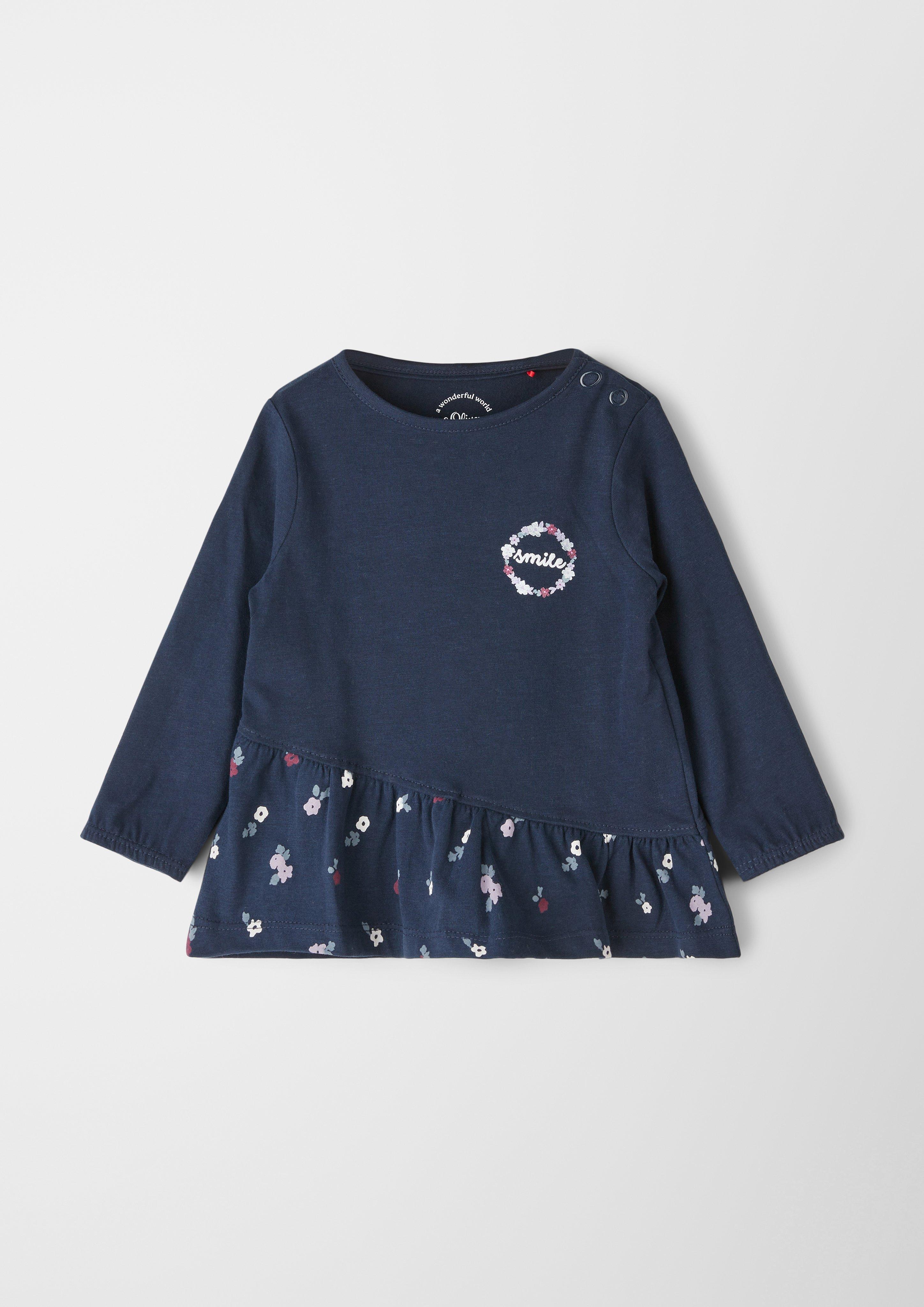 Langarmshirt mit asymmetrischem Volant  2123268-5952
