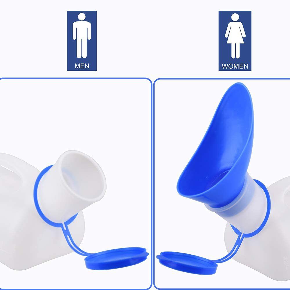 FeelGlad Campingtoilette Urinal für Auto,unisex, (1-St), mit Deckel und Trichter